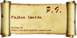 Pajkos Imelda névjegykártya